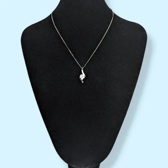 Vintage 925 & CZ Demi Parure - Picture 7 of 11